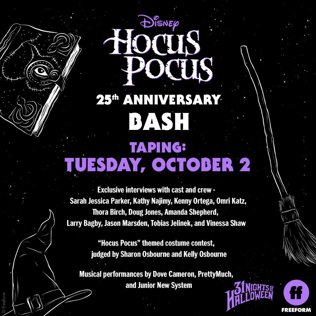 Hocus Pocus 25th Anniversary Halloween Bash